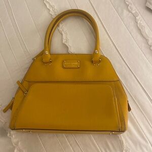yellow kate spade purse